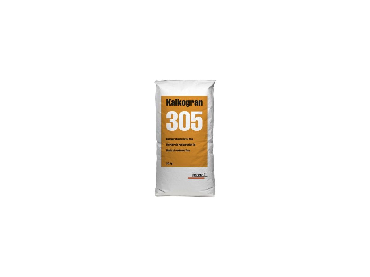Granol 305 Kalkogran - Restaurationsmörtel fein, Sack à 30 kg