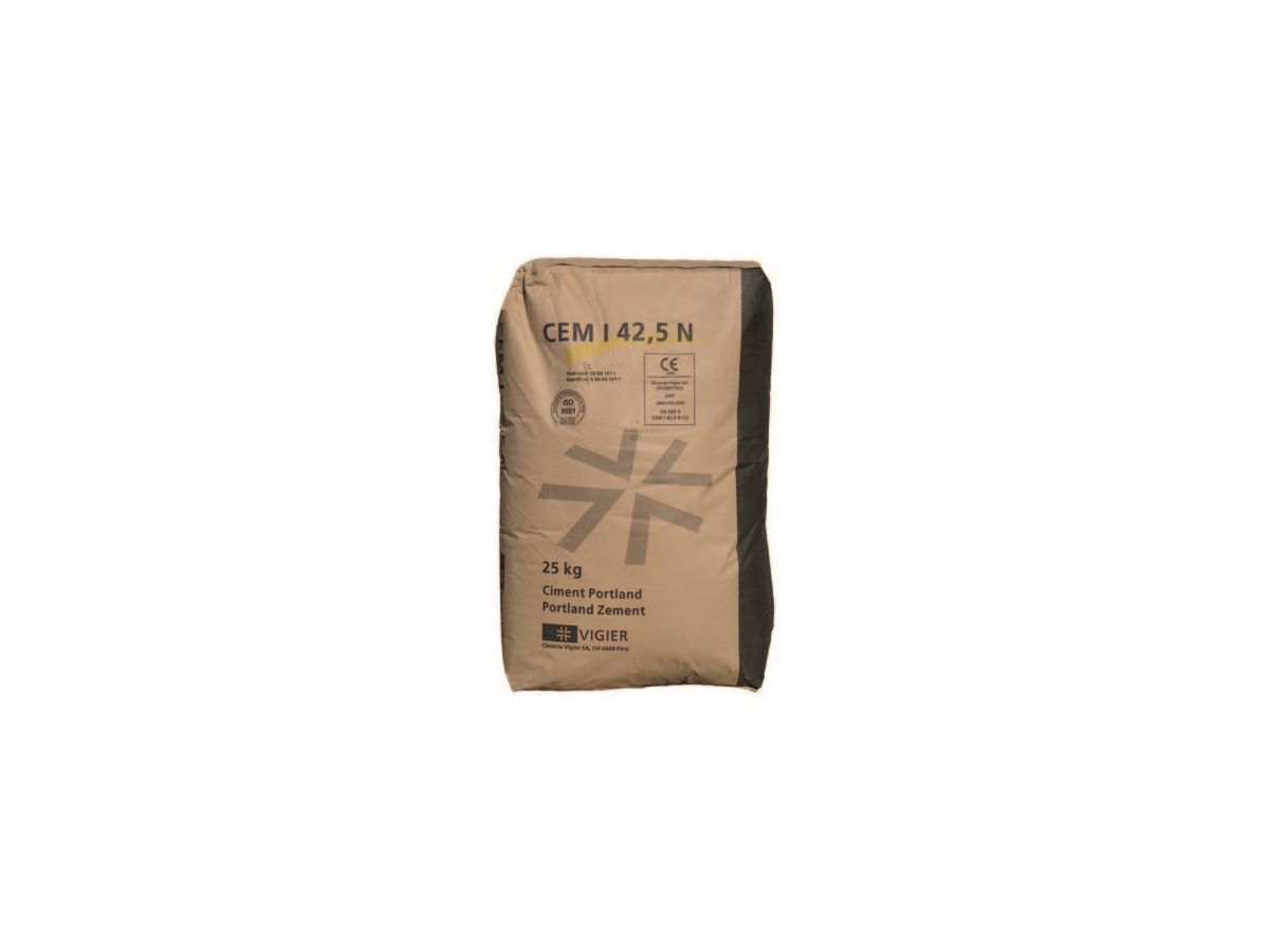 Portland-Zement CEM I 42.5 N - Sack à 25 kg