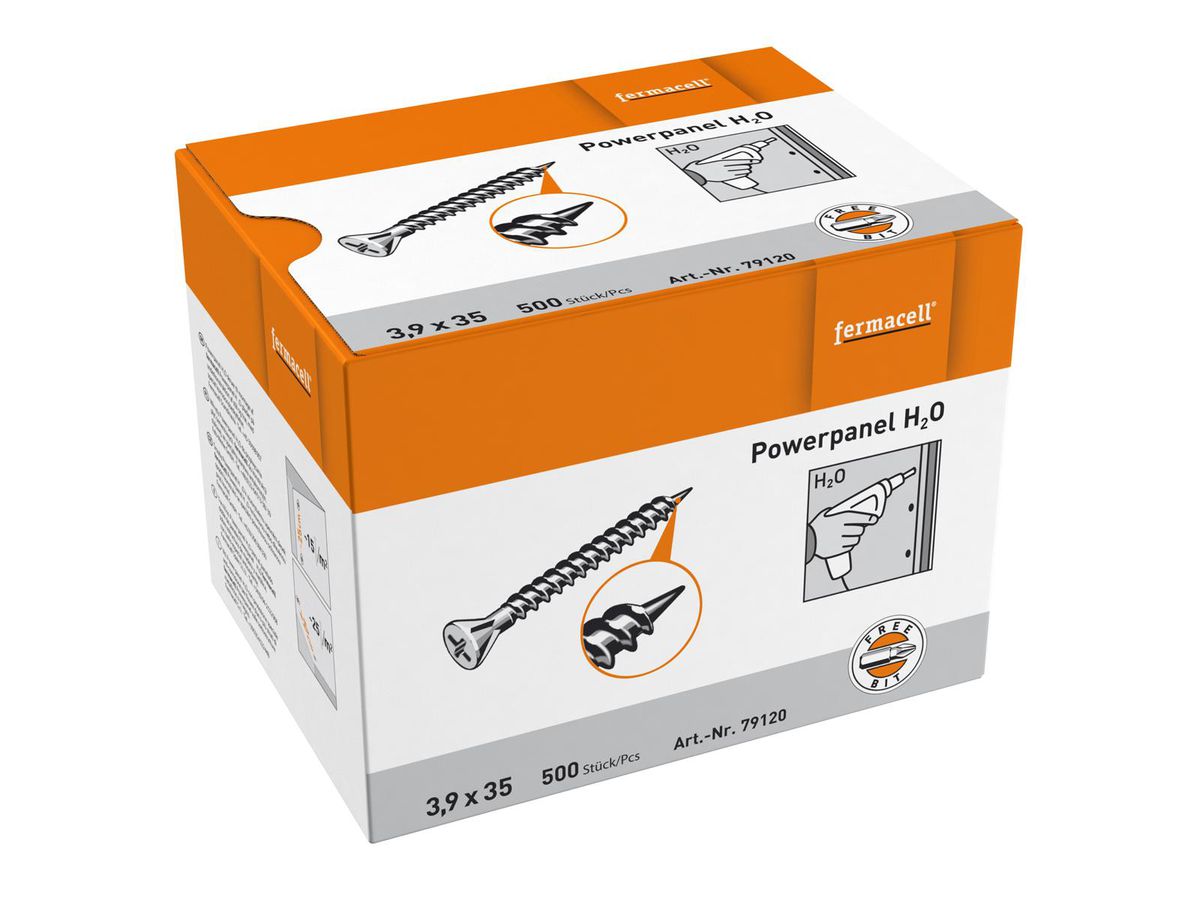 Fermacell Powerpanel H²O Schrauben - 3.9 x 35 mm (500 Stk./Pack)