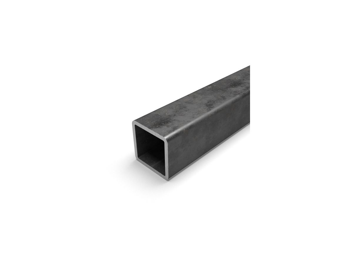 Vierkantstahlrohre geschweisst schwarz - S235JRH, EN 10219, 70x70x3 mm