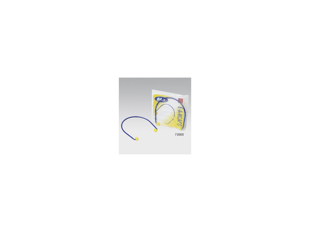 Gehörschutzbügel 3M EARCAPS blau/gelb - mit auswechselbaren Schaumstoffkissen