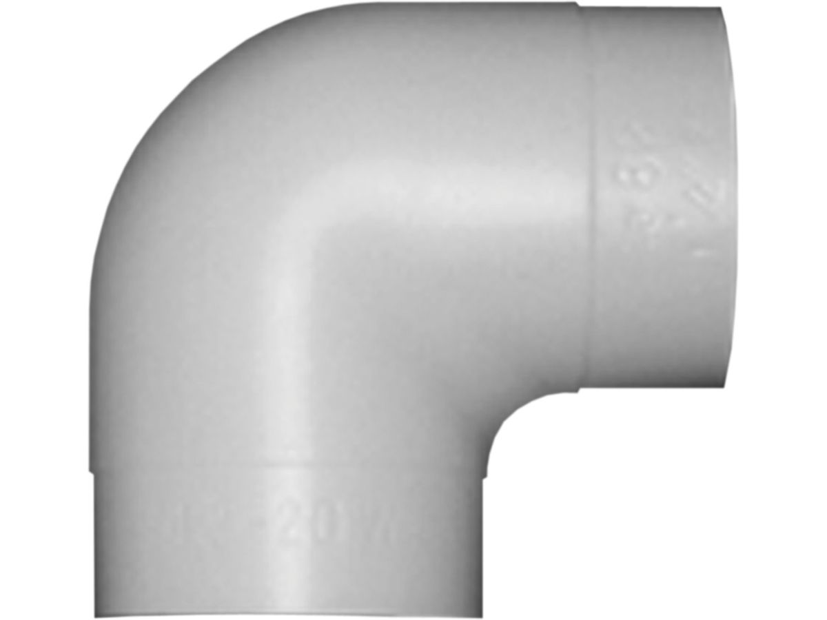 PVC-Bogen 90° zu Pir 30 mm Ø33