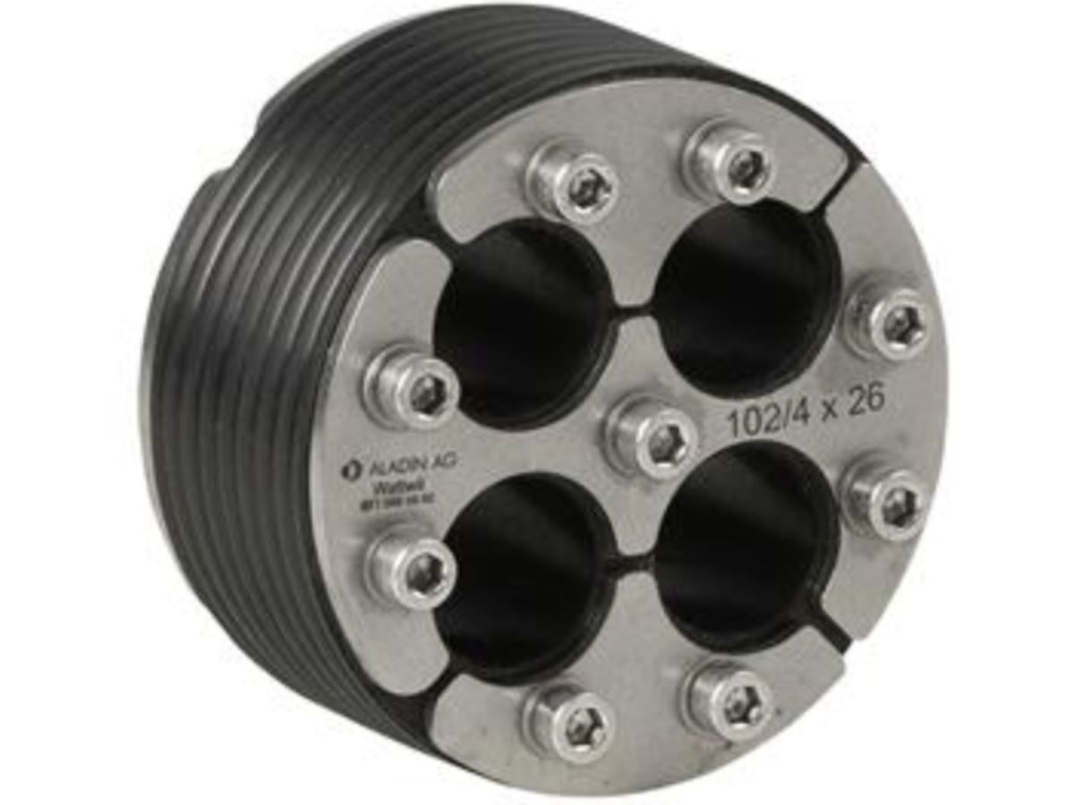 Mehrfachpressring V2A Dichtung NBR 150mm - Anzahl 3 Stk. Rohr/Kabel 3-31 mm
