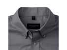 Oxford Shirt / Herrenhemd  Gr. L - silver, 70% CO / 30% PES, 135 g/m2