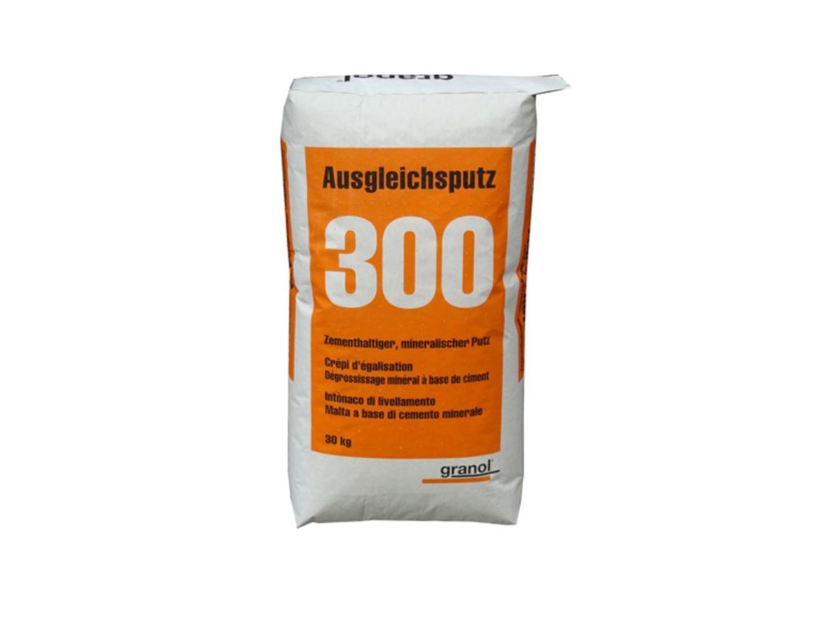 Granol 300 Ausgleichs-/Renovationsputz - Sack à 30 kg, zementhaltig/mineralisch
