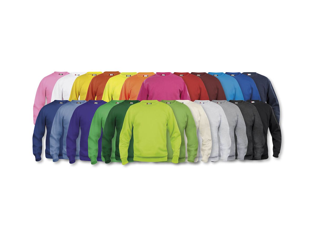 CLIQUE BASIC Roundneck - 80% Polyester, 20% Baumwolle, 300 g/m2