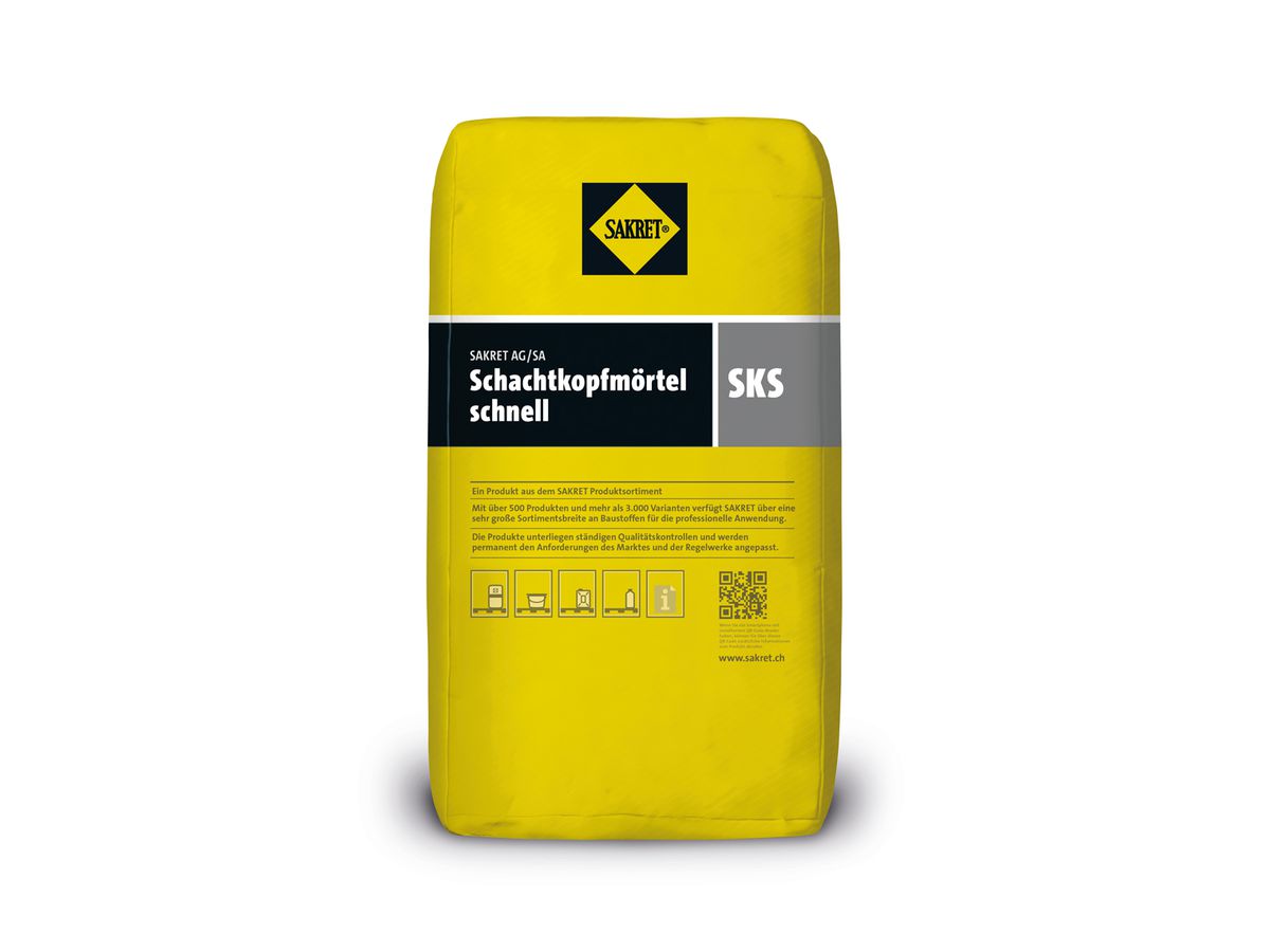 Sakret Schachtkopfmörtel schnell SKS - 25 kg/Sack