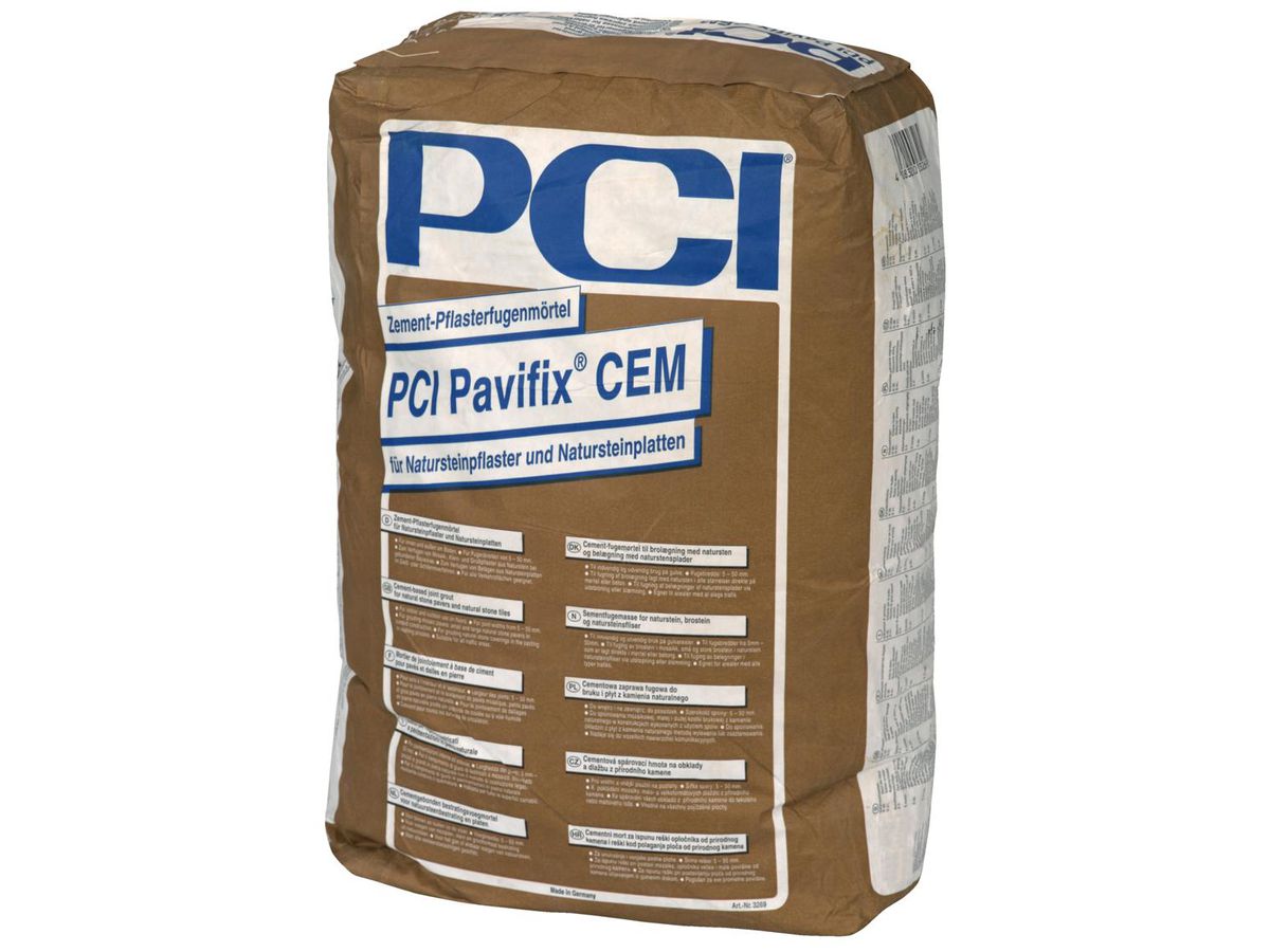PCI Pavifix CEM grau à 25 kg - Zement-Pflasterfugenmörtel