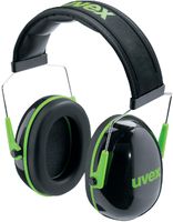 UVEX K1 Kapselgehörschutz SNR 28 dB - schwarz/grün