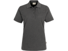 Damen-Poloshirt Perf. 4XL anth. mel. - 50% Baumwolle, 50% Polyester, 200 g/m²