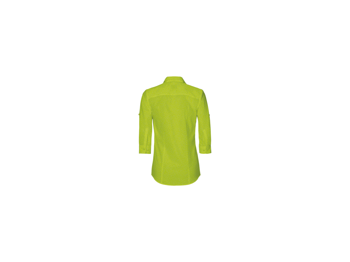 Bluse Vario-¾-Arm Perf. Gr. XL, kiwi - 50% Baumwolle, 50% Polyester, 120 g/m²