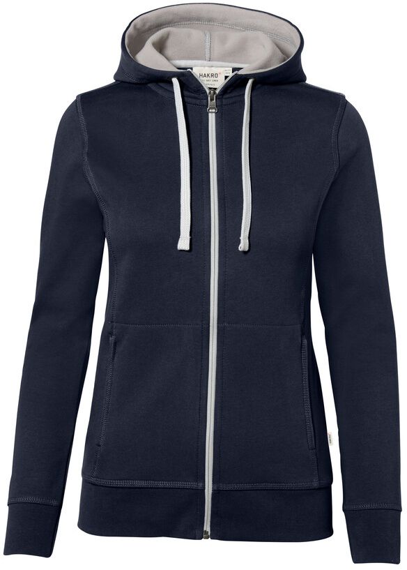 Women-Kapuzen-Jacke Bonded 55 % Polyest. - 45 % Baumwolle, 340 g /m²