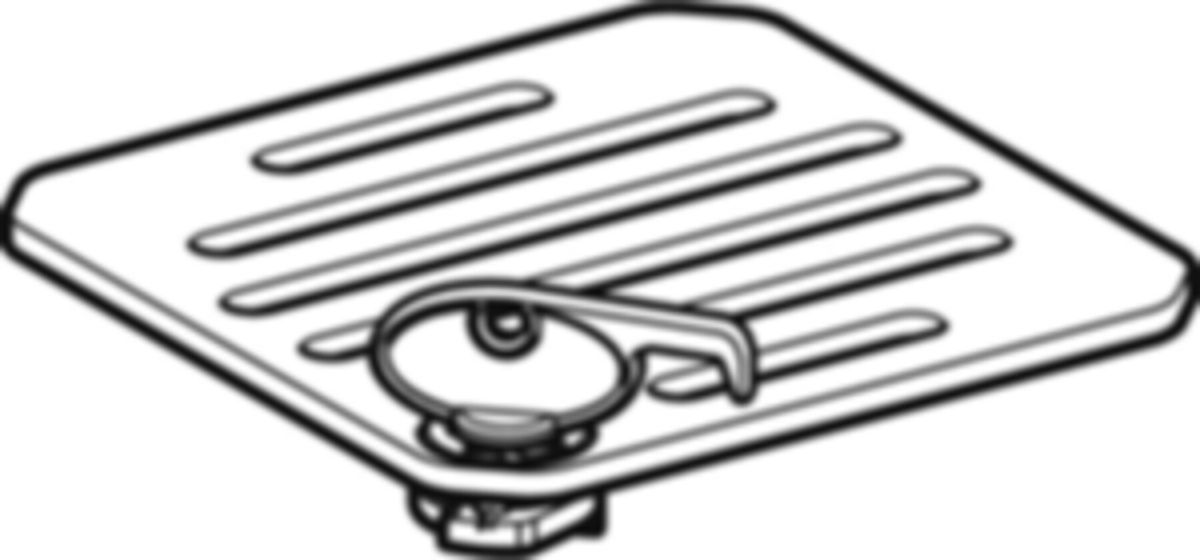 Geberit Rost abschliessbar - zu Bodenabläufen 13 x 13 cm