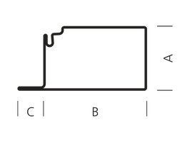 Profilstahlrohr Forster Nr.  32.890 - 50/80/20/1.5 mm