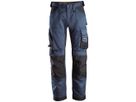 AllroundWork Arbeitshose, Gr. 62 - marineblau-schwarz, Stretch Loose Fit