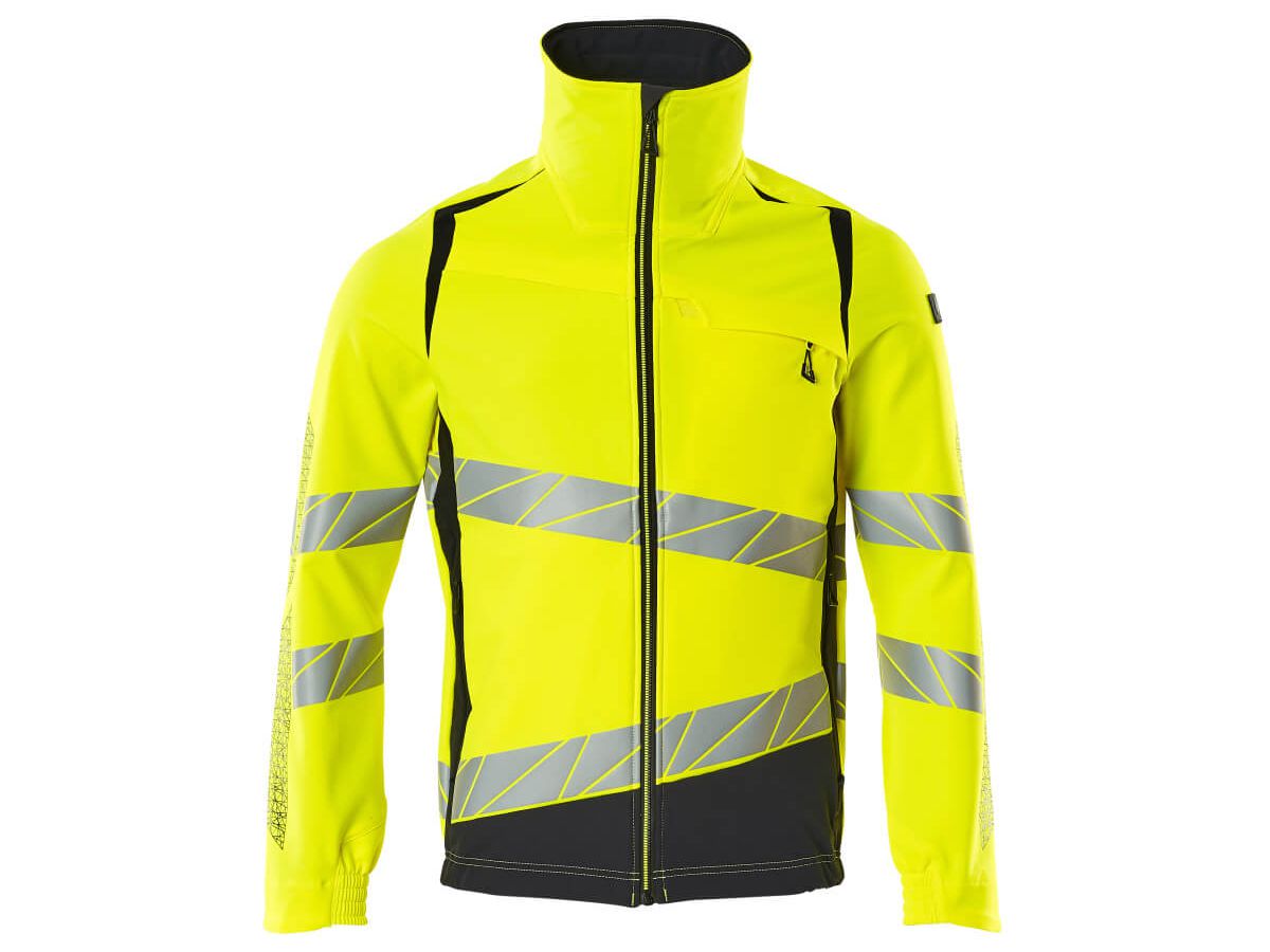 Jacke ultimate Stretch, Gr. 5XL - hi-vis gelb/schwarzblau