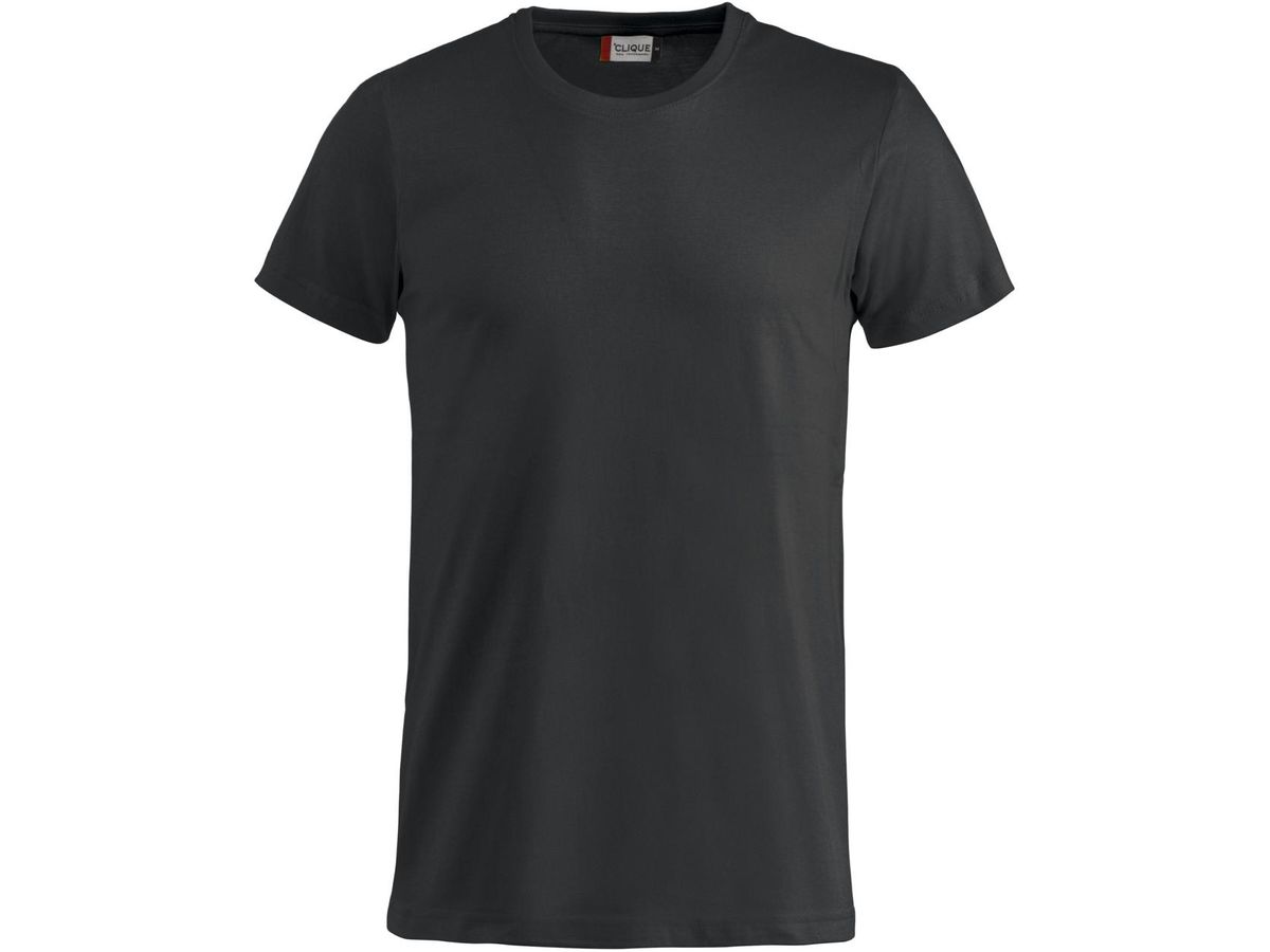 CLIQUE BASIC-T T-Shirt Grösse 4XL - schwarz, 100% Baumwolle 145g/m²