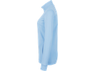 Damen-Interlockjacke Gr. S, eisblau - 100% Baumwolle, 220 g/m²