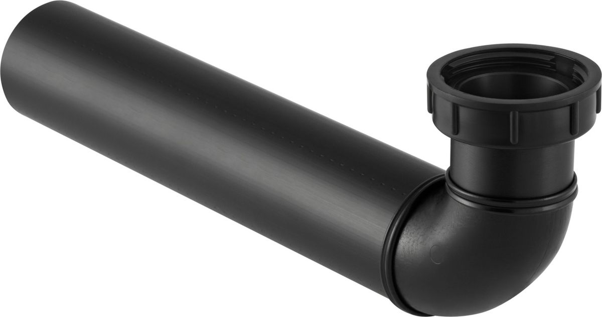 Geberit PE Anschlussbogen für Sifon - Überwurfmutter; Dichtung