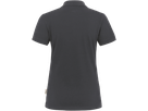 Damen-Poloshirt Stretch Gr. M, anthrazit - 94% Baumwolle, 6% Elasthan, 190 g/m²