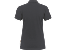 Damen-Poloshirt Stretch Gr. L, anthrazit - 94% Baumwolle, 6% Elasthan, 190 g/m²