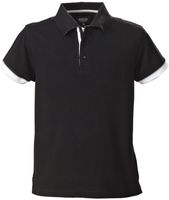 HARVEST ANDERSON Herren Poloshirt G. M - mit Knopfleiste, schwarz 100% Baumwolle