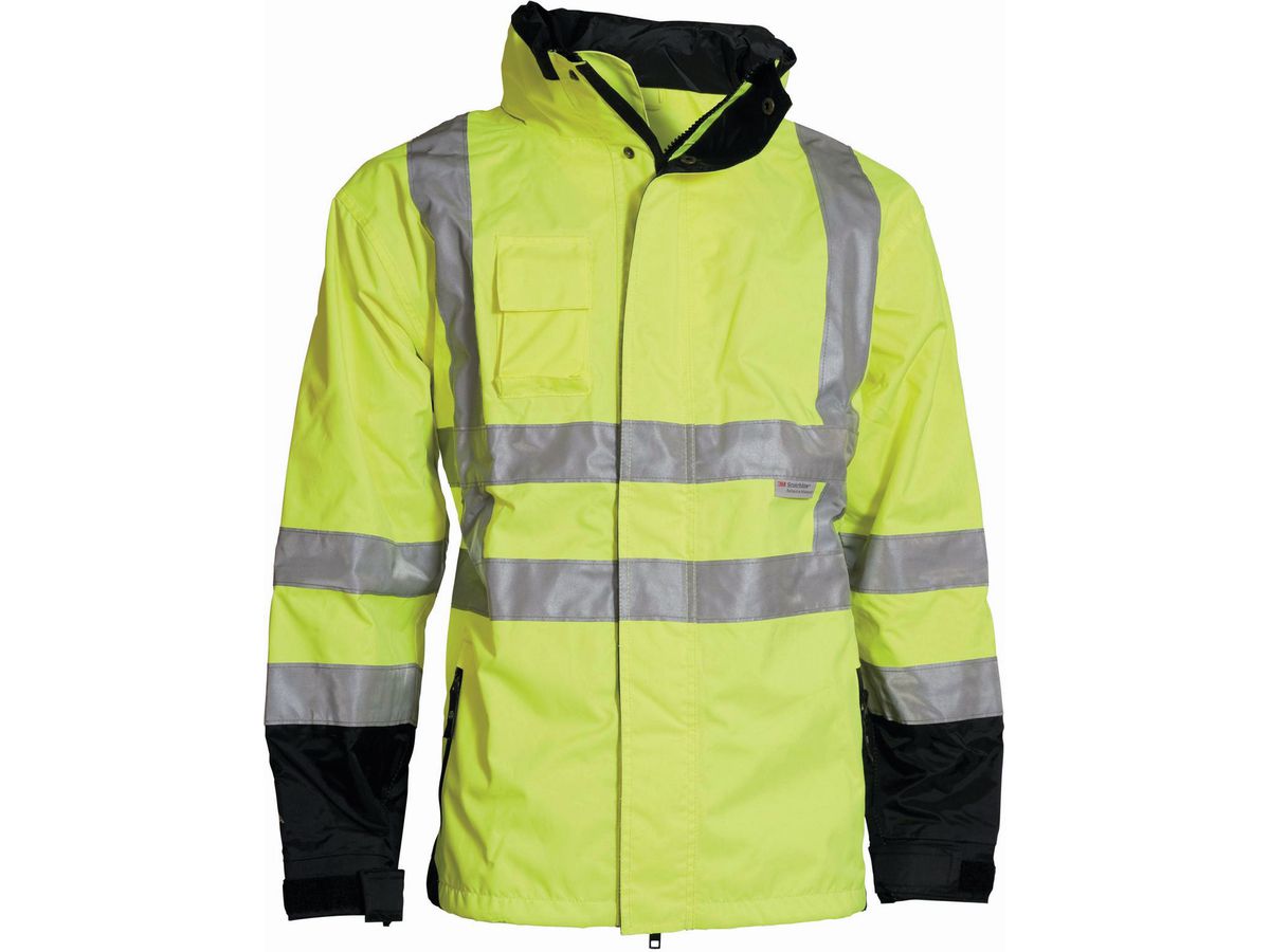ELKA 2-in-1 Visible Xtreme Jacke gelb/ma - 100% Polyester,Teflon beschichtet, Gr.S