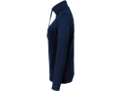 Damen-Sweatjacke College Gr. L, tinte - 70% Baumwolle, 30% Polyester, 300 g/m²