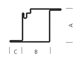 Profilstahlrohr Forster Nr.  35.805 - 60/50/22/20/2 mm
