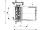 Endkappe HAWLE-SYNOFLEX, PN 16 - 7245