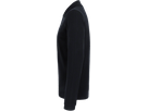 Longsleeve-Poloshirt Classic M schwarz - 100% Baumwolle, 220 g/m²