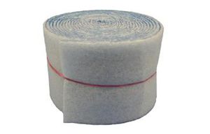 JK-Bandage PE blau mit Schutzfolie 3 mm - Rolle à 3.6 m