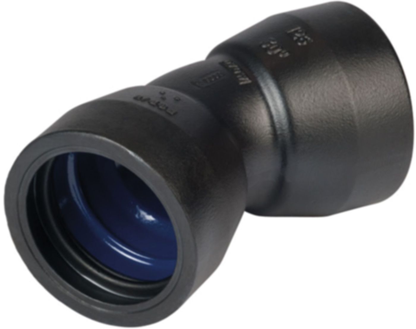Steckmuffenbogen WILD, 22° MMK, 2 Muffen - Typ MMK Novo-Sit
