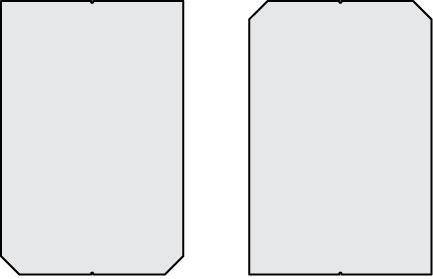 Dachschiefer-Platten Eternit XM - 40x60 cm, Doppeldeckung, LINEA / BASSA
