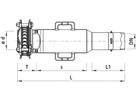 Einbauschlaufe mit SYNOFLEX-Muffe BAIO - 5346