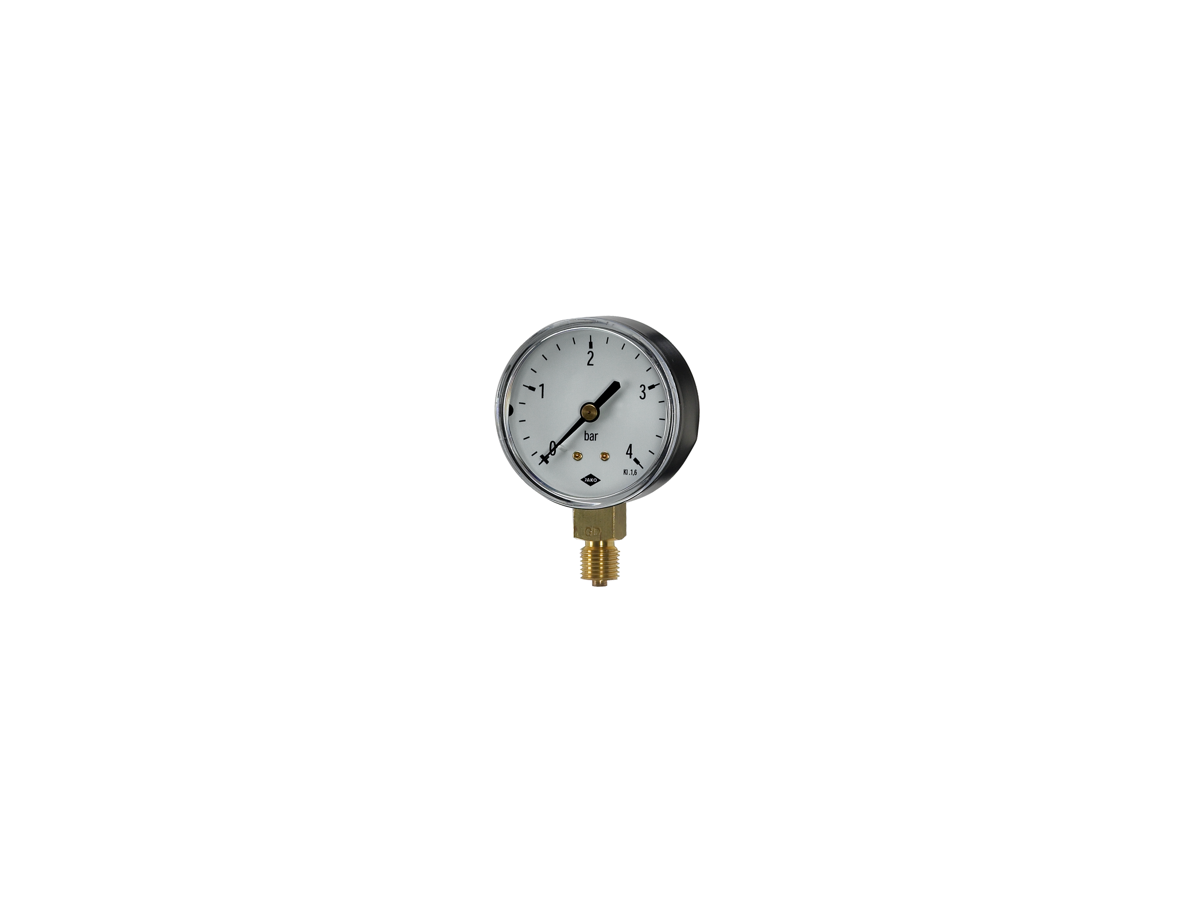 Manometer JAKO NG 63x1.6 bar Fig.35 - Anschluss unten 1/4"