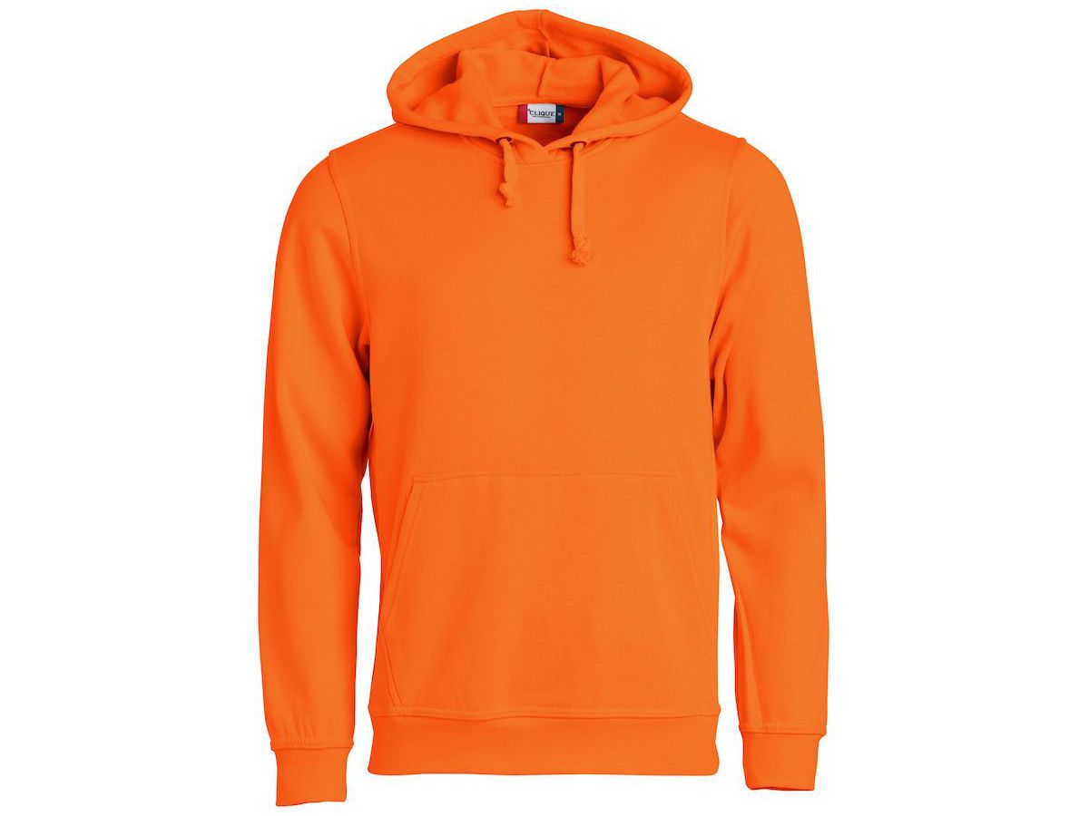 CLIQUE BASIC Hoody, Dark orange Gr. M - 80% Polyest. 20% Baumw. 300 g/m2