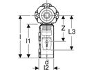 PushFit Anschlussdose 90°, 20-1/2"