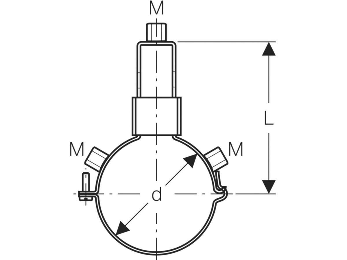 Geberit PluviaFix Abstützungsset 315