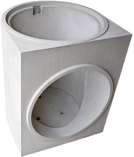 Notausstiegsschacht zu Betonrohr 100 cm - mit Boden, ohne Löcher für Steigeisen