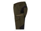 ENTIRE Arbeitsshorts Gr. 36 - Forest Green/Schwarz, 4-Wege-Stretch