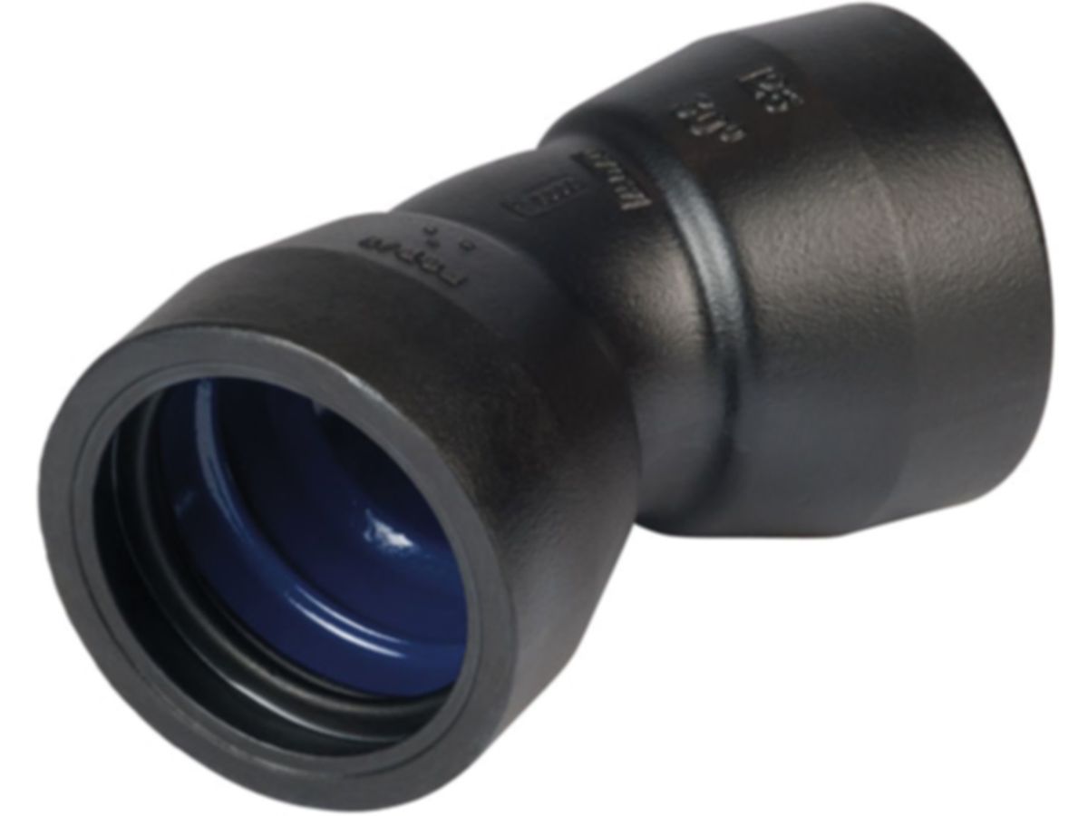 Steckmuffenbogen WILD, 11° MMK, 2 Muffen - Typ MMK Novo-Sit