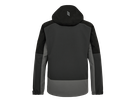 ENTIRE Shelljacke Gr. XL - Anthrazitgrau/Schwarz
