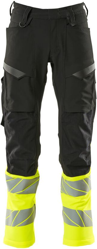 Hose mit Knietaschen, Stretch - 92% PES / 8% EL, 265 g/m2