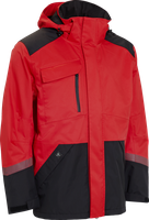 ELKA Working Xtreme Stretchjacke Gr. 2XL - Rot/Schwarz, 100% PES