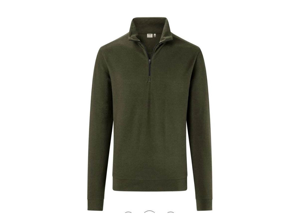 Sweatshirt Miklralinar ZIP Gr. XS - olive, 50% BW / 50% PLE