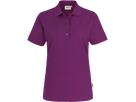 Damen-Poloshirt Perf. Gr. 2XL, aubergine - 50% Baumwolle, 50% Polyester, 200 g/m²