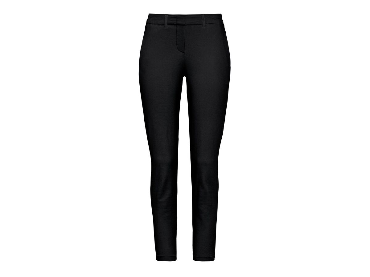 Damen 7/8-Hose Stretch, Gr. 2XS - schwarz