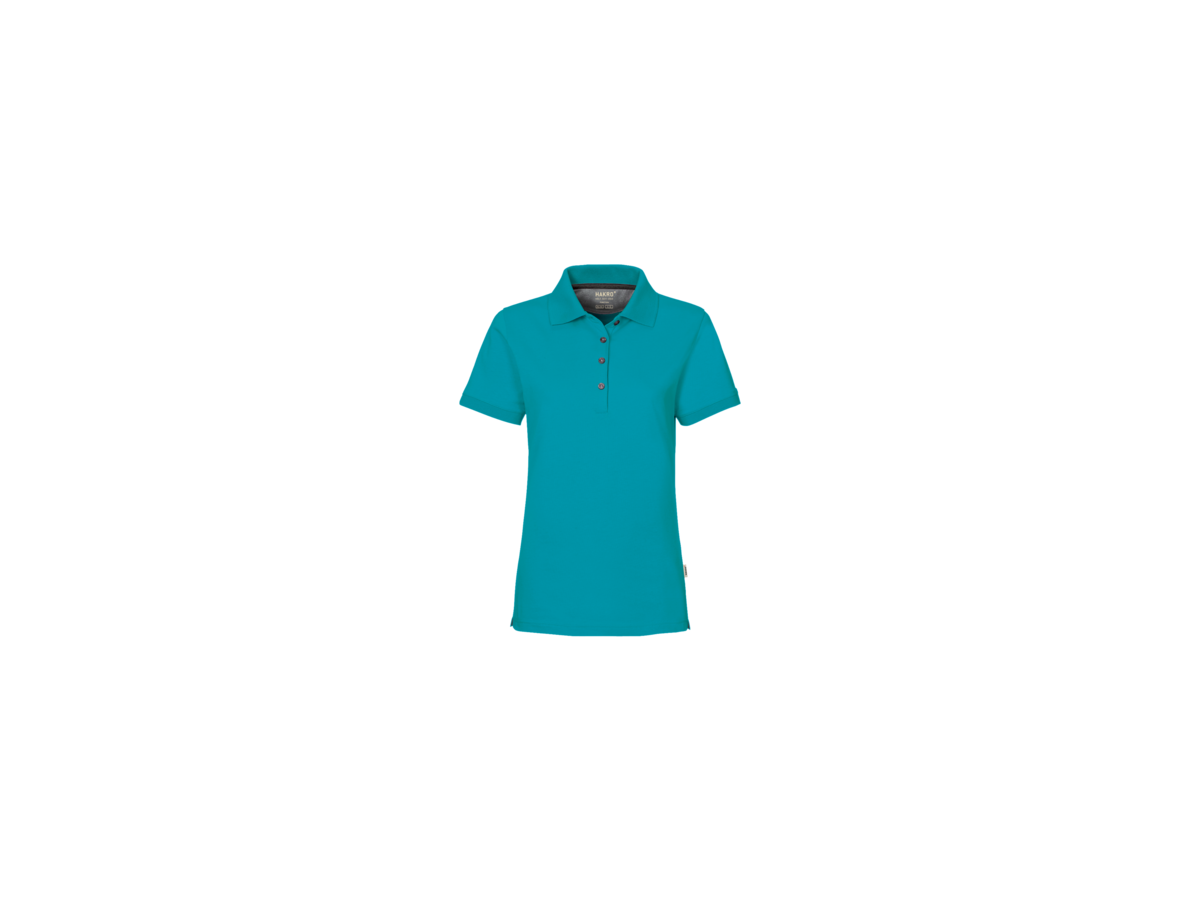 Damen-Poloshirt Cotton-Tec S smaragd - 50% Baumwolle, 50% Polyester, 185 g/m²