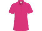 Damen-Poloshirt Perf. Gr. M, magenta - 50% Baumwolle, 50% Polyester